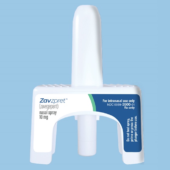 新药|ZAVZPRET(zavegepant)鼻腔喷雾剂美国获批缓解偏头痛