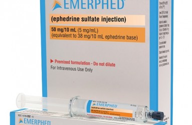 进展|EMERPHED(硫酸麻黄碱注射液)预填充注射器美国获批治疗麻醉状态下发生的低血压