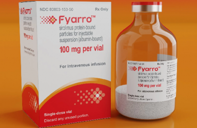 新药|Fyarro(白蛋白西罗莫司)美国获批治疗血管周上皮样细胞肿瘤(PEComa)