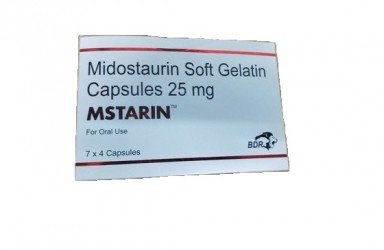 首仿|MSTARIN(Midostaurin)米哚妥林印度上市治疗急性髓性白血病(AML)