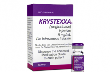 进展|Krystexxa(Pegloticase)美国获批联用甲氨蝶呤缓解痛风症状