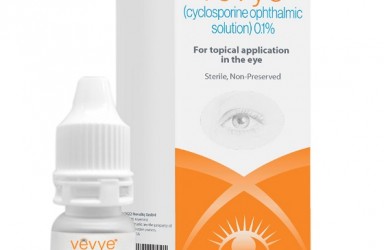 新药|VEVYE(0.1%环孢菌素A)滴眼液美国获批治疗干眼病