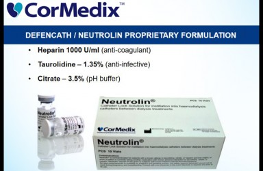 新药|DefenCath(Taurolidine/Heparin)美国获批降低血液透析导管相关感染发生率
