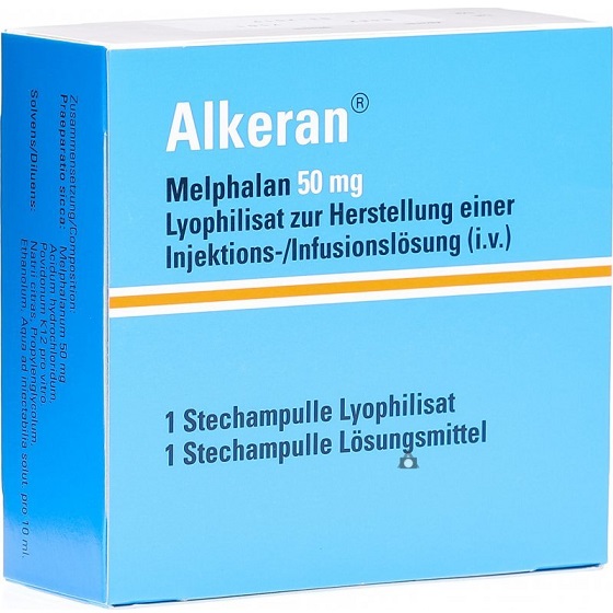 美法仑(melphalan)其通用名也译为:左旋苯丙氨酸氮芥,米尔法兰,马法兰