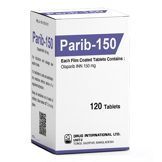 商品名:parib-150价格通用名:奥拉帕利/奥拉帕尼/olaparib制药商:dil
