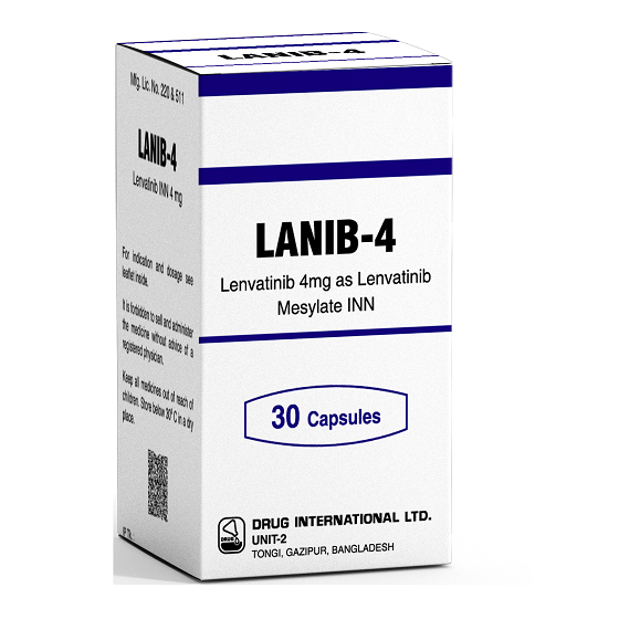 通用名:lenvatinib/乐伐替尼/仑伐替尼 制药商:dil/孟加拉耀品国际