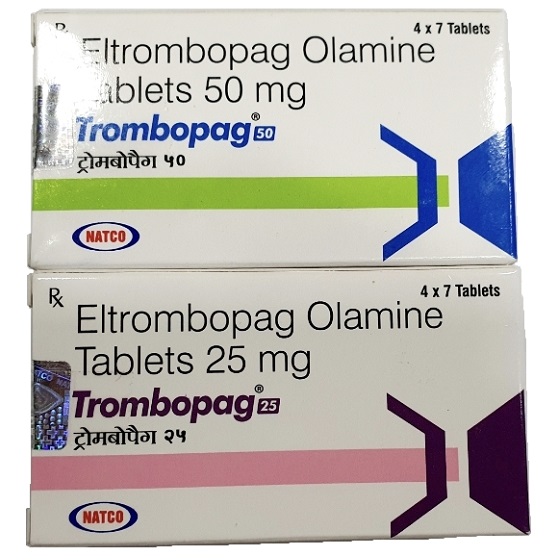 通用名:eltrombopag/艾曲泊帕制药商:natco pharma/印度纳科制药规格1