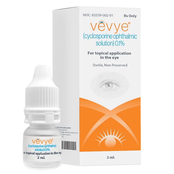 Veyve 新药|VEVYE(0.1%环孢菌素A)滴眼液美国获批治疗干眼病 | 百配健康-阅读越健康!